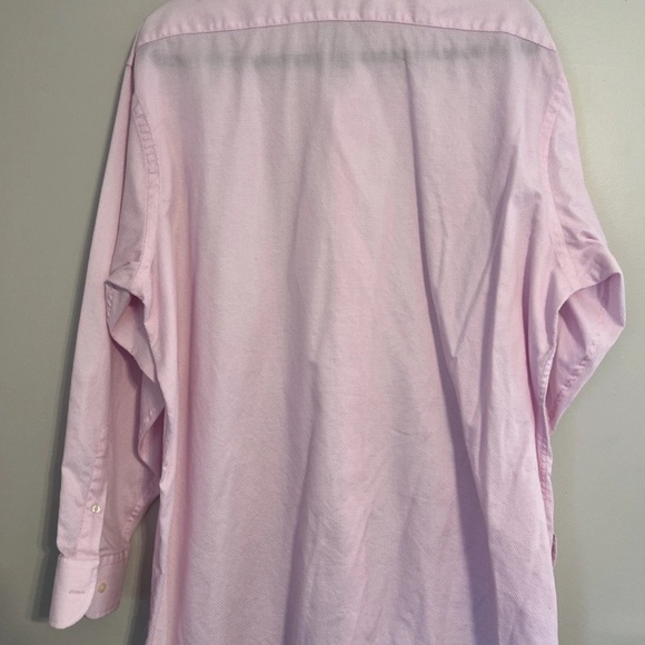 Saks Fifth Avenue Men’s Long Sleeve Button Down 100% Cotton Classic 17.5-34/35 - Picture 2 of 3